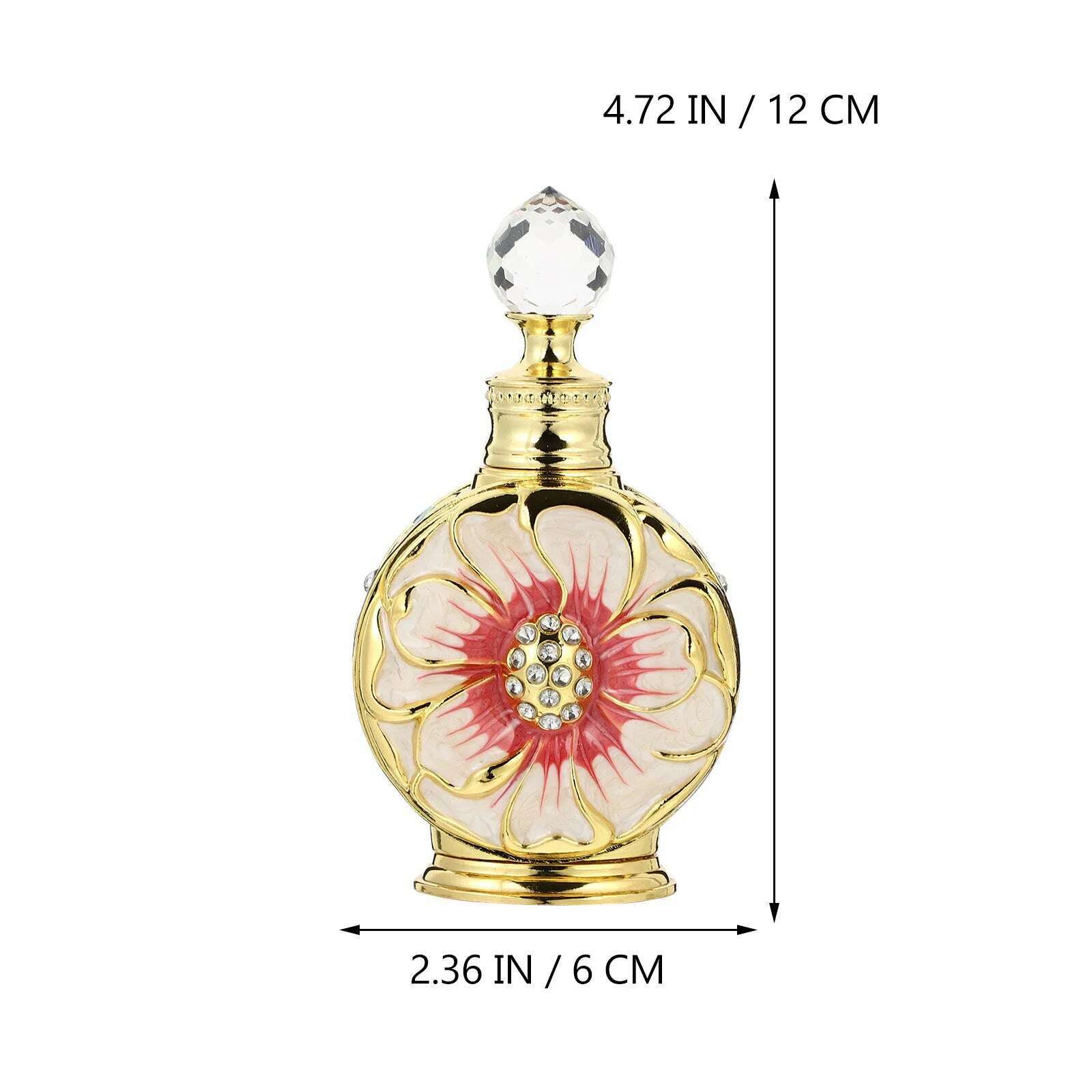 12 Ml Perfume Bottle Essential Oil Spray Arab Woman Perfumes Arabes Apothecary France Original Travel Small - KIMLUD