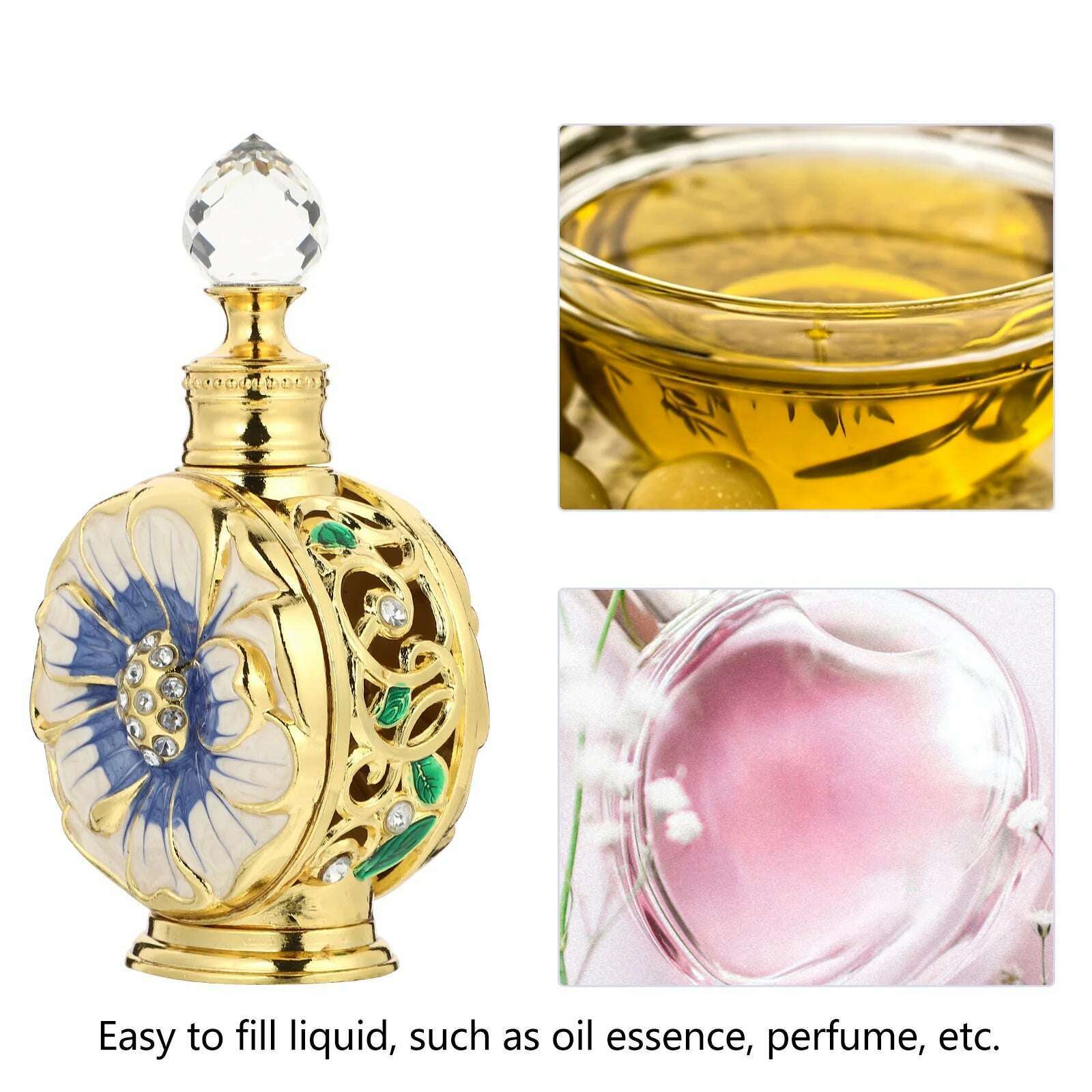 12 Ml Perfume Bottle Essential Oil Spray Arab Woman Perfumes Arabes Apothecary France Original Travel Small - KIMLUD