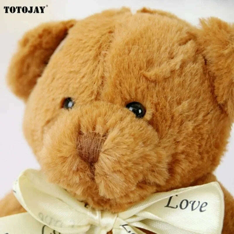 18cm 1pc Cute Bear Dolls Lovely Teddy Bear Stuffed Toy Soft Bear Toy Boys Girls Birthday Brinquedos Wedding Gifts - KIMLUD