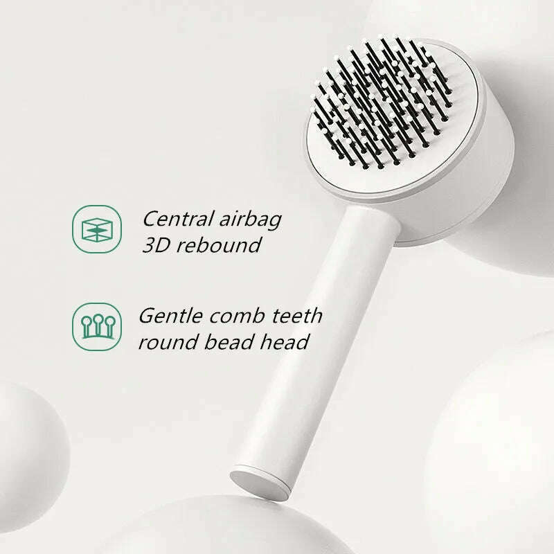 1PC Central 3D Airbag Hair Comb Detangling Hair Brush For Women LongHair Smooth Anti-Static Scalp Massage Hairbrush Dropshipping - KIMLUD