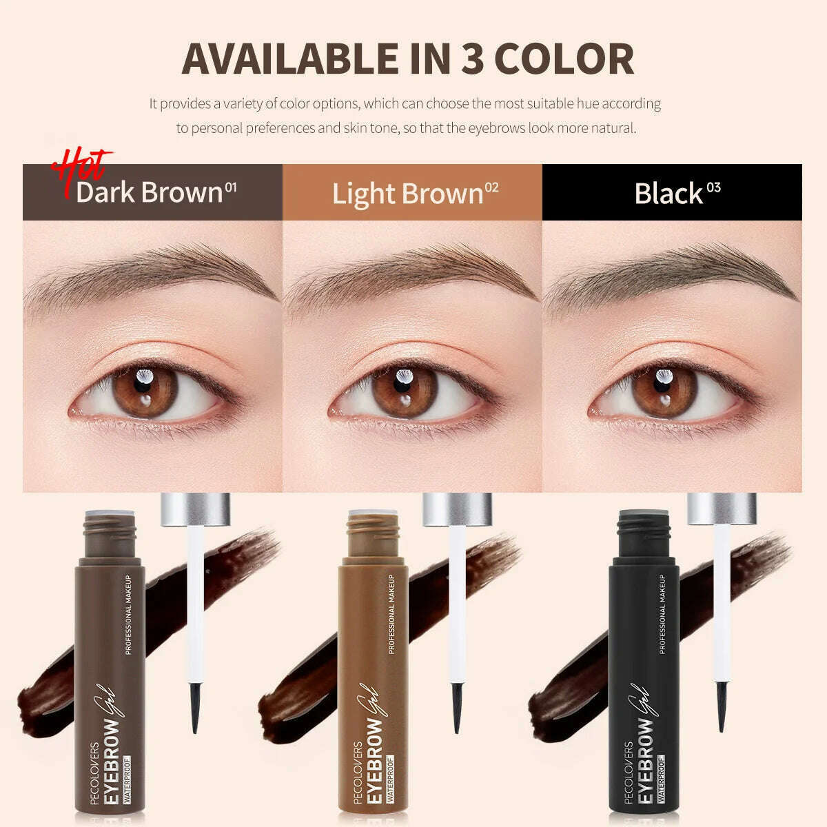 KIMLUD, 1PC Lazy Makeup Eyebrow Enhancers Liquid Gel Long Lasting Waterproof Film Forming Tear Off Brow Tattoo Tint For Eyebrow Makeup, KIMLUD Womens Clothes