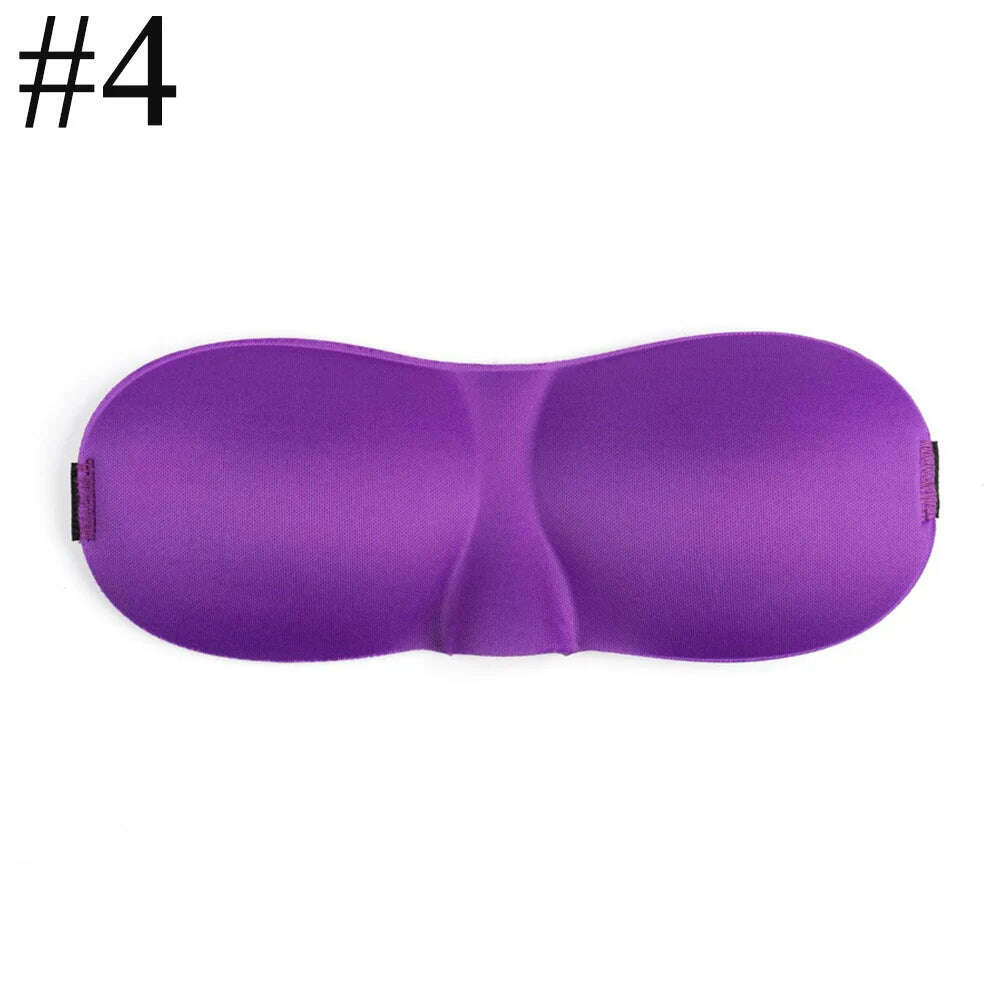 KIMLUD, 1Pcs 3D Sleep Mask Natural Sleeping Eye Mask Eyeshade Cover Shade Eye Patch Women Men Soft Portable Blindfold Travel Eyepatch, 4, KIMLUD APPAREL - Womens Clothes