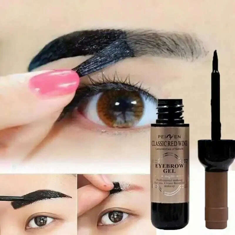 KIMLUD, 1Pcs Peel Off Eye Makeup Permanent Eye Brow Tattoo Tint Long Lasting Waterproof Dye Eyebrow Gel Cream Make Up Cosmetics, KIMLUD Womens Clothes