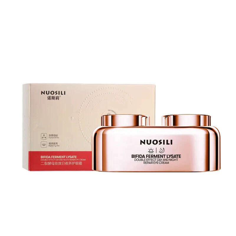 KIMLUD, 1Set Day/Night Peptide Anti-Wrinkle Eye Cream Collagen Anti Dark Circle Anti-aging  Anti-Puffiness Eye Bags Korea Cosmetics, PINK, KIMLUD APPAREL - Womens Clothes