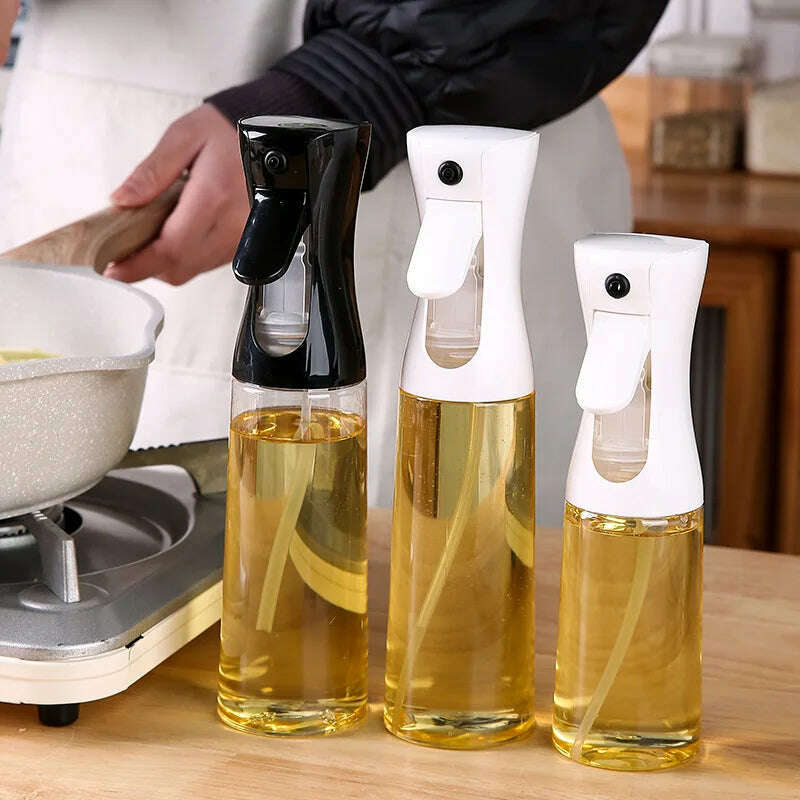 KIMLUD, 200ml 300ml Oil Spray Bottle Kitchen BBQ Cooking Olive Oil Dispenser Camping Baking Empty Vinegar Soy Sauce Sprayer Containers, KIMLUD Womens Clothes