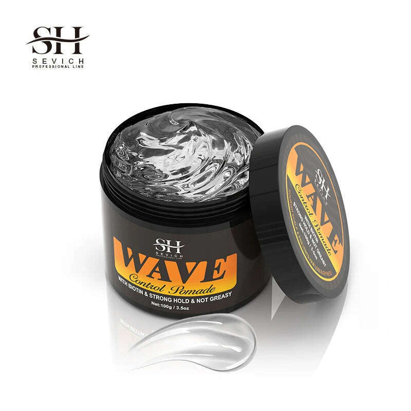 KIMLUD, 2023 Natural Wave Control Pomade for Black Men Strong Hold 360 Waves Layered Style Clay Wavy Grease Builder for Hair Silky Shine, Wave pomade 1pcs / CHINA, KIMLUD APPAREL - Womens Clothes