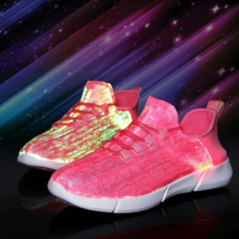 KIMLUD, 2023 New Luminous Sneakers Glowing Light Up Shoes for men women shoes White LED Sneakers  Flashing Shoes with Light for Adult, KIMLUD Womens Clothes