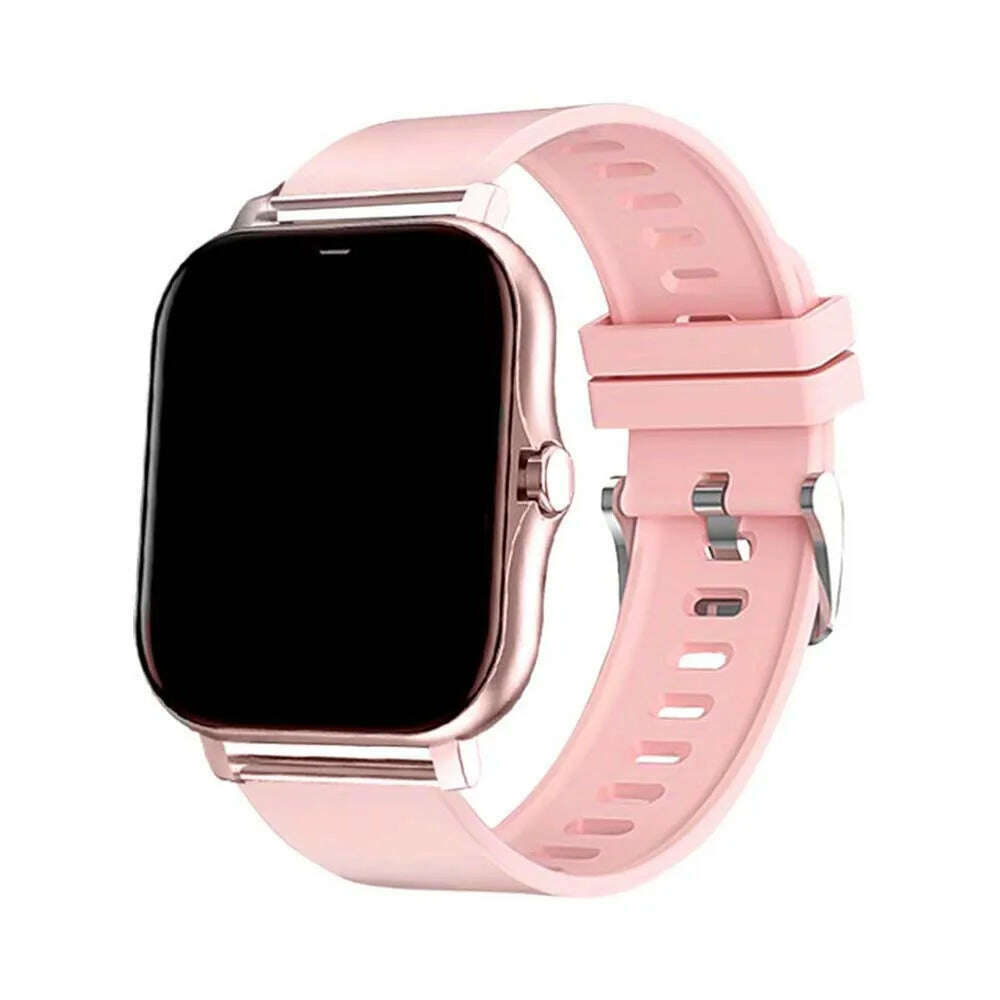 KIMLUD, 2023 NEW SmartWatch Android Phone 1.44" Color Screen Full Touch Custom Dial Smart Watch Women Bluetooth Call Smart Watch Men, Pink, KIMLUD APPAREL - Womens Clothes