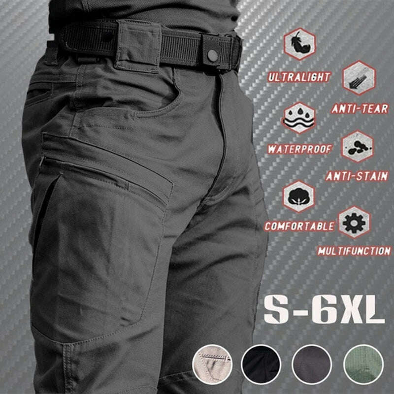 KIMLUD, 2023 Outdoor Waterproof Tactical Cargo Pants Men Breathable Summer Casual Army Military Long Trousers Male Quick Dry Cargo Pants, KIMLUD Womens Clothes