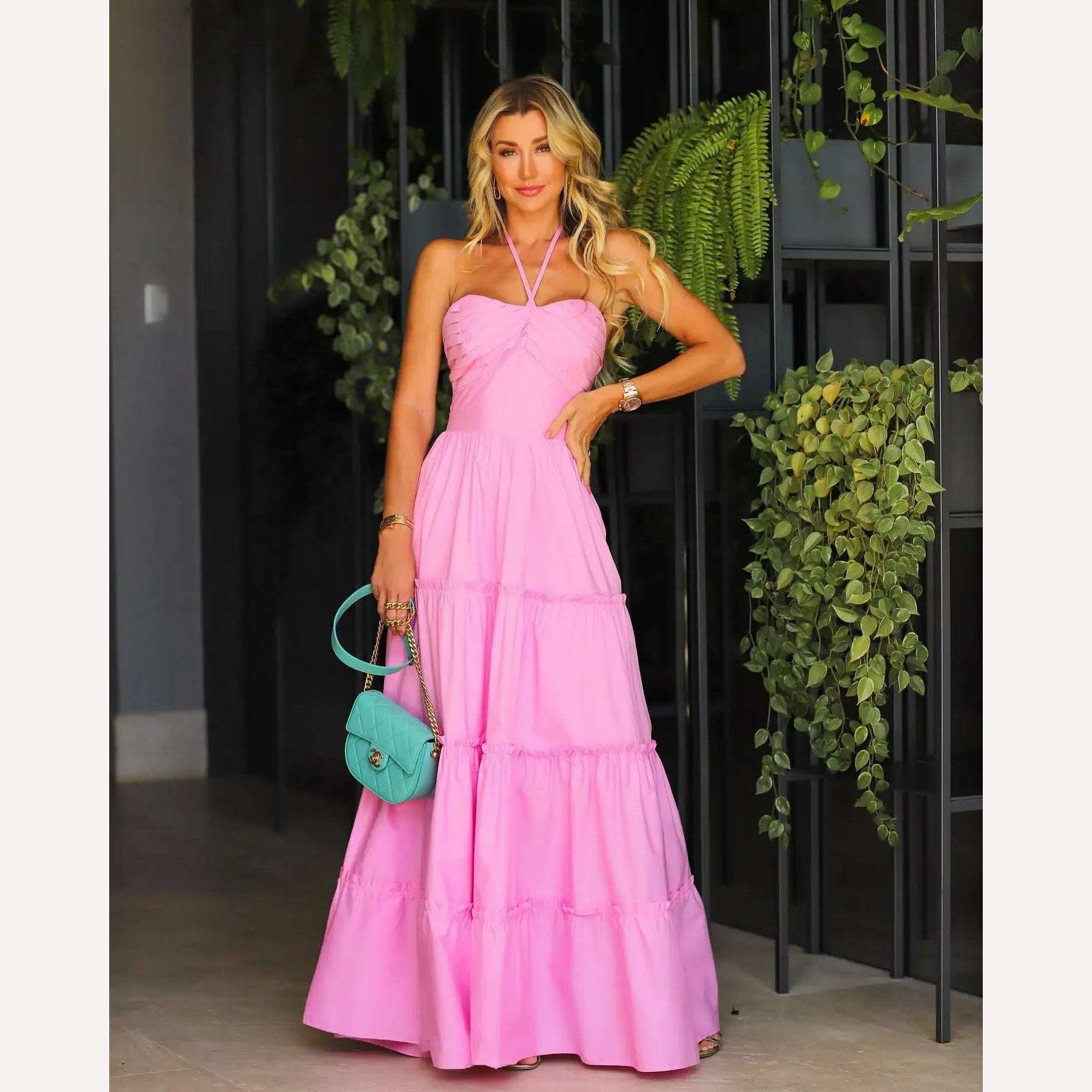 2023 Summer New Fashion Women Dresses Elegant Party Female Evening Dress Sexy Women's Clothing Chic Robes - KIMLUD