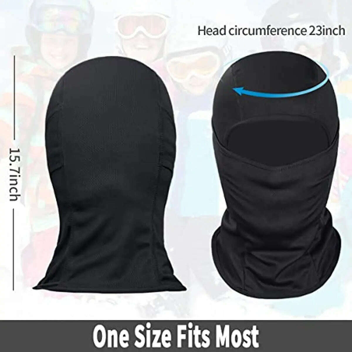 KIMLUD, 2024 Balaclava Face Mask for Men Women Full Breathable Cycling Ski Face Mask Hood Tactical Snow Motorcycle Running Cold Weather, KIMLUD Womens Clothes