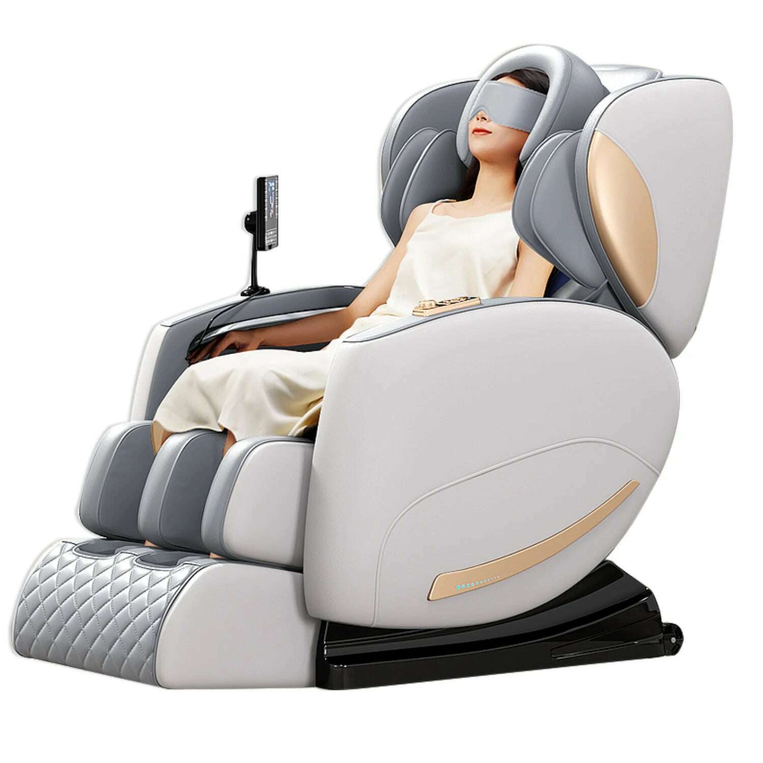 KIMLUD, 2024 Massage Chair 4D Zero Gravity Full Body and Recliner, Shiatsu Recliner, Massage Chair with Bluetooth Speaker, grey / CHINA, KIMLUD APPAREL - Womens Clothes