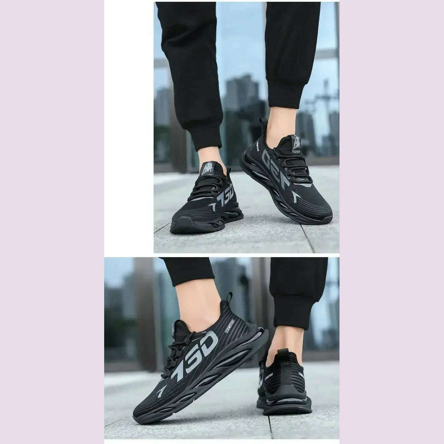 KIMLUD, 2024 Men's Sports and Casual Shoes Summer Fashion New Shoes Round Toe Black Spring Men's Shoes, KIMLUD Womens Clothes