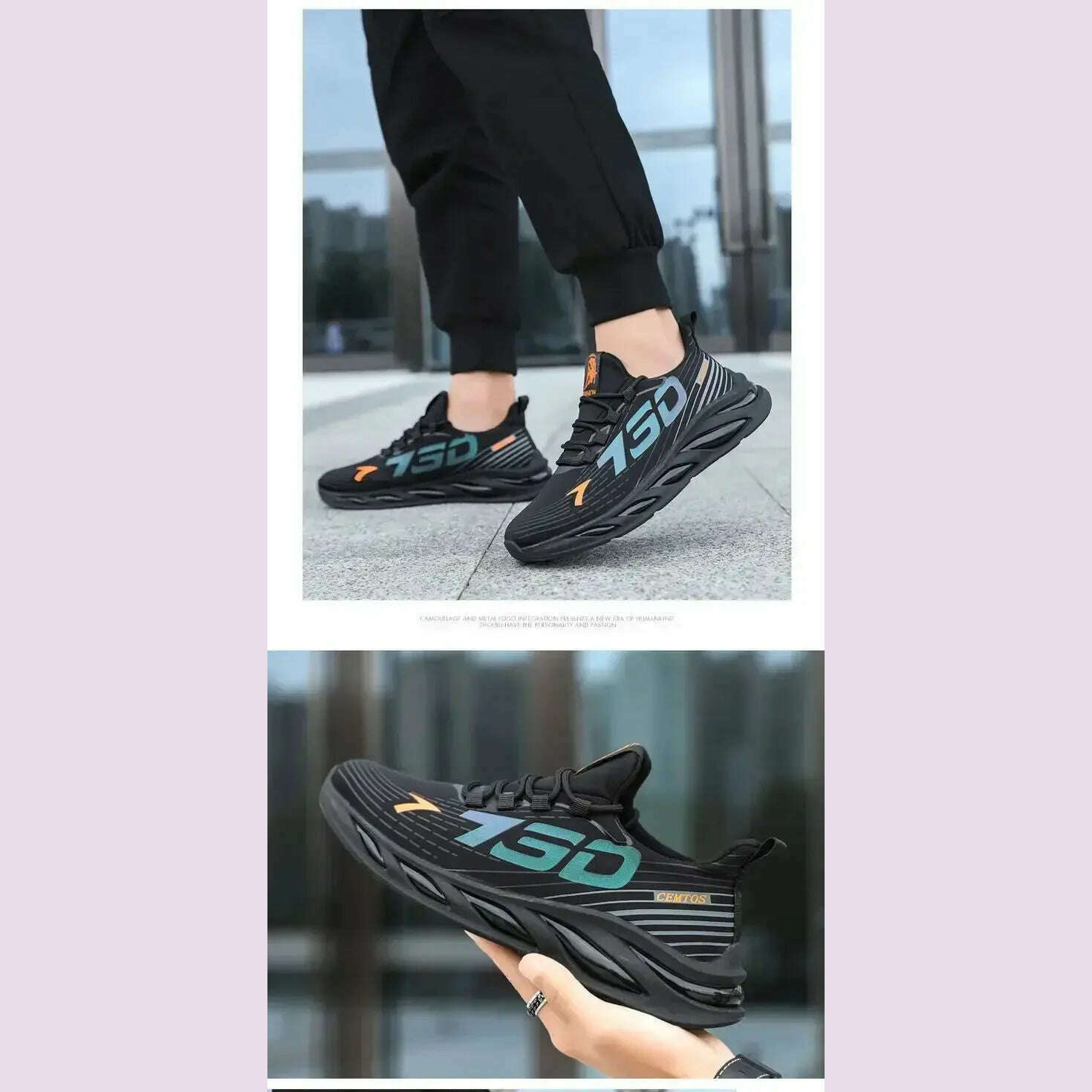 KIMLUD, 2024 Men's Sports and Casual Shoes Summer Fashion New Shoes Round Toe Black Spring Men's Shoes, KIMLUD Womens Clothes