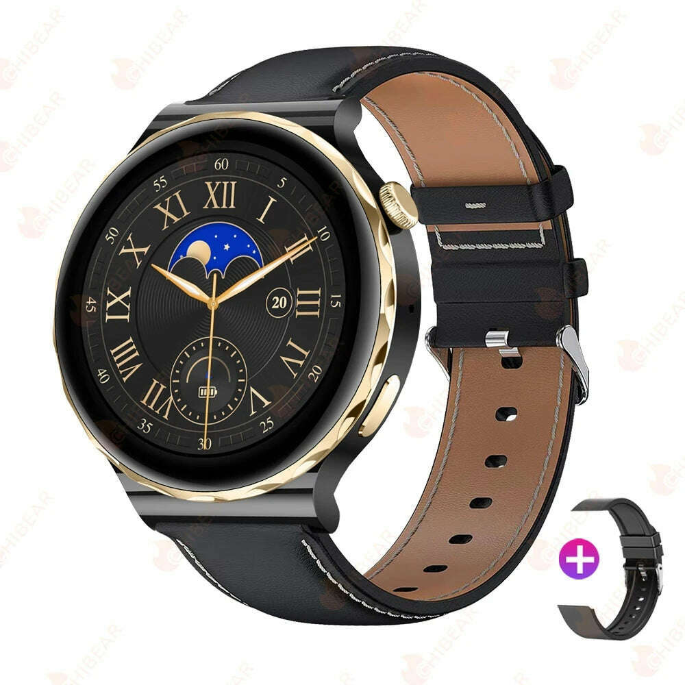 2024 New Fashion Women Smart Watch Heart Rate GPS Sport Fitness Watch Waterproof Voice Call AMOLED Smart Watch For Android IOS - KIMLUD