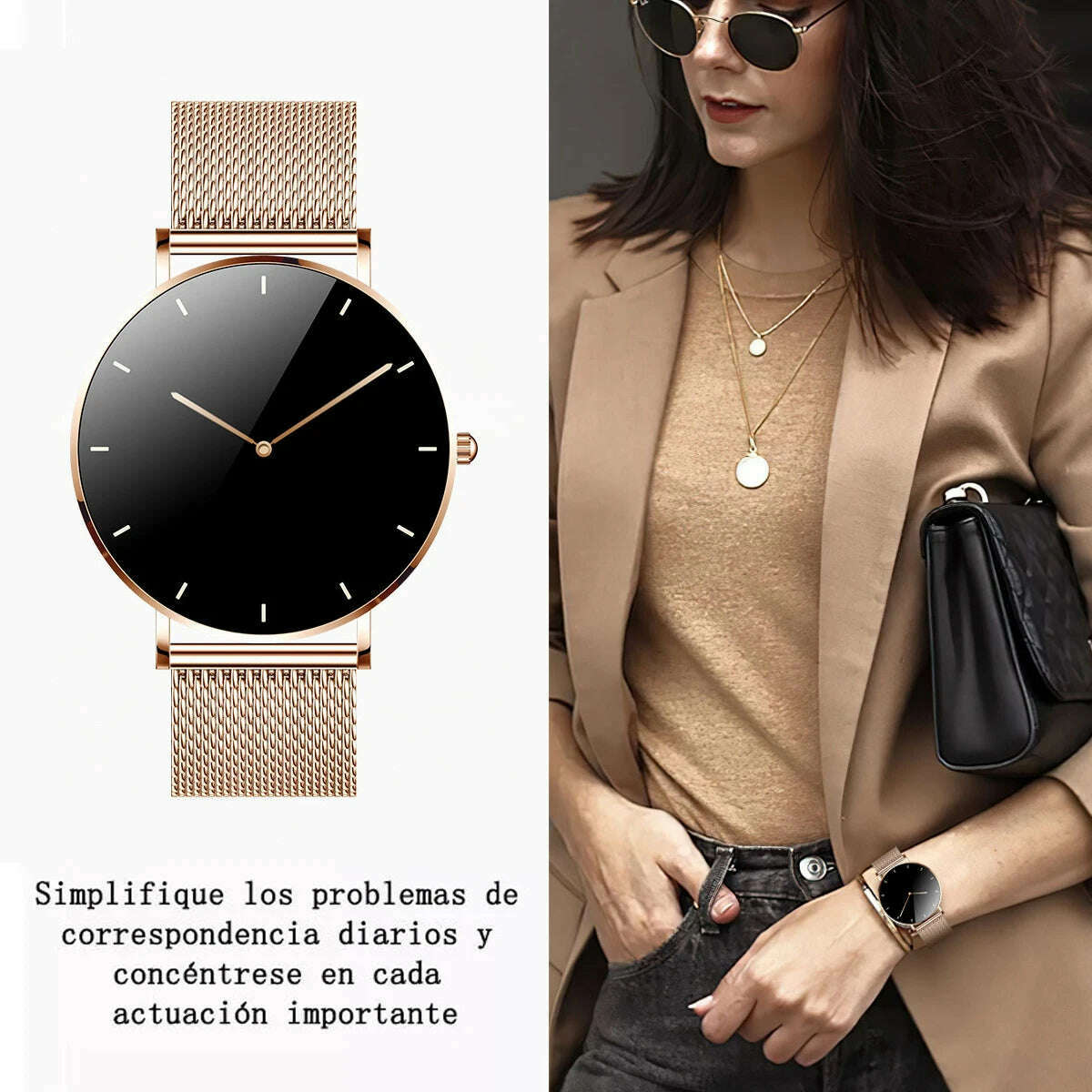 KIMLUD, 2024 Ultra Thin Smart Watch For Women Full Touch Screen IP67 Waterproof Ladies Watches Sports Fitness Tracker Women’s Smartwatch, KIMLUD Womens Clothes