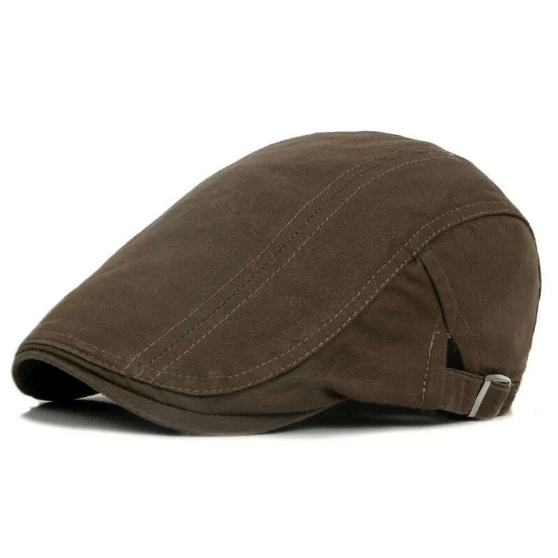21 Types Men Berets 2021 Spring Autumn Winter Windproof Street Newsboy Beret Hat Retro England Hat Men Hats Peaked Painter Caps - KIMLUD