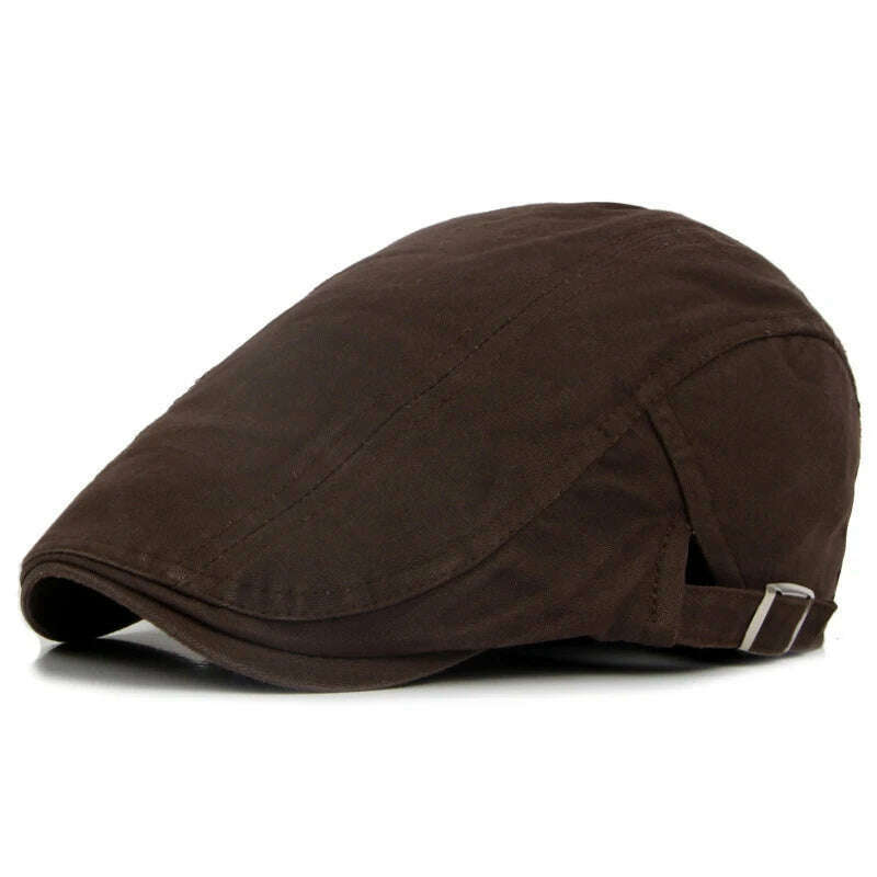 21 Types Men Berets 2021 Spring Autumn Winter Windproof Street Newsboy Beret Hat Retro England Hat Men Hats Peaked Painter Caps - KIMLUD