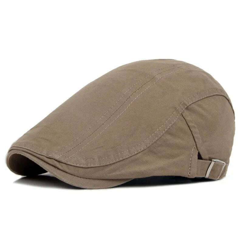 21 Types Men Berets 2021 Spring Autumn Winter Windproof Street Newsboy Beret Hat Retro England Hat Men Hats Peaked Painter Caps - KIMLUD