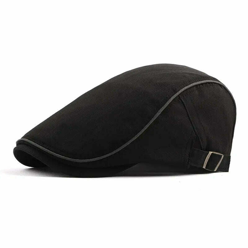 21 Types Men Berets 2021 Spring Autumn Winter Windproof Street Newsboy Beret Hat Retro England Hat Men Hats Peaked Painter Caps - KIMLUD