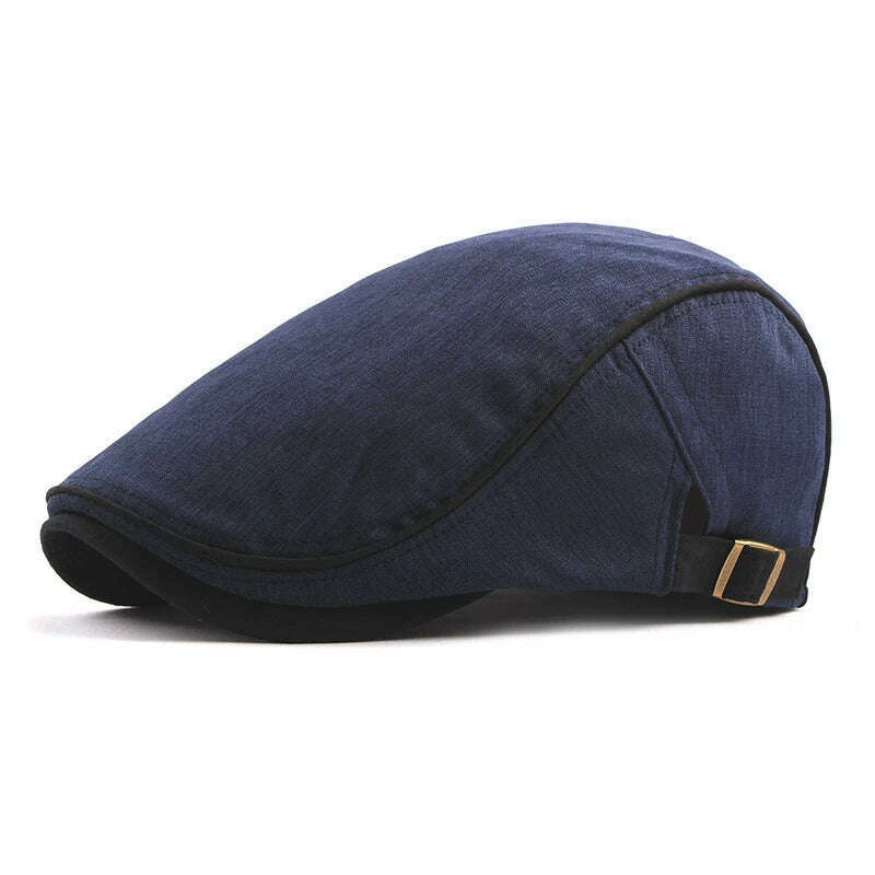 21 Types Men Berets 2021 Spring Autumn Winter Windproof Street Newsboy Beret Hat Retro England Hat Men Hats Peaked Painter Caps - KIMLUD