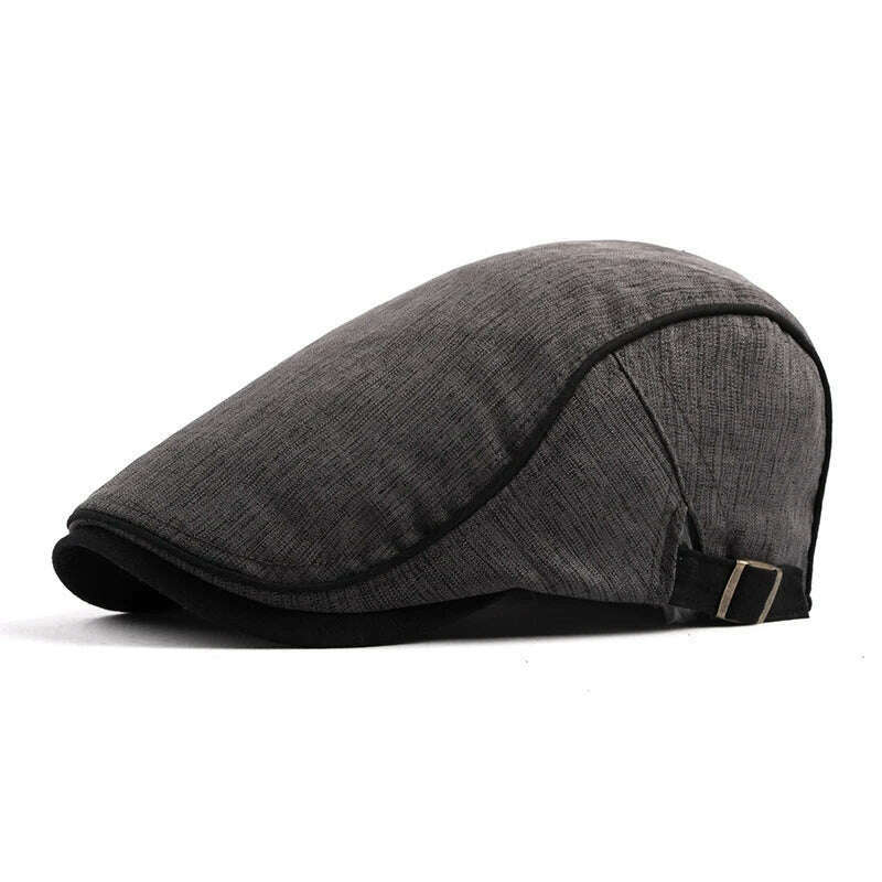 21 Types Men Berets 2021 Spring Autumn Winter Windproof Street Newsboy Beret Hat Retro England Hat Men Hats Peaked Painter Caps - KIMLUD