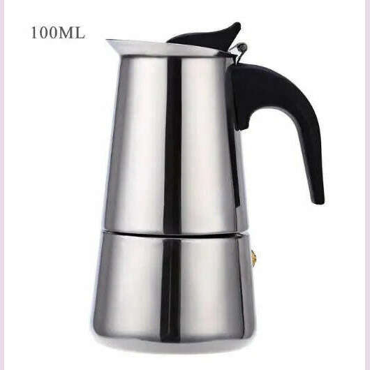 KIMLUD, 2/4/6/9 Cups Coffee  Pot Stainless Steel Mocha Espresso Latte Stovetop Filter Moka Coffee Maker Coffee Pot for Kitchen WF1111, KIMLUD Womens Clothes