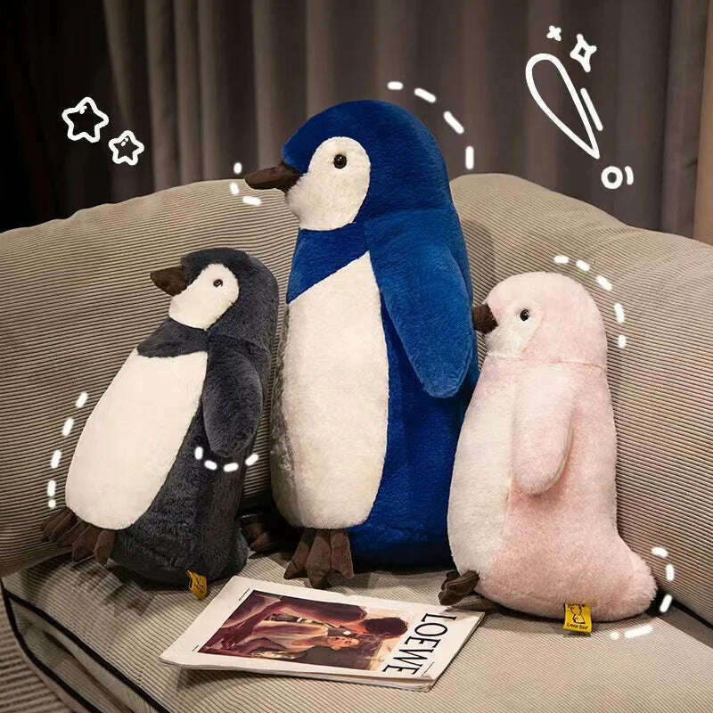 25/35cm Cute Penguin Plush Toys Lovely Soft Stuffed Cartoon Animals Dolls For Birthday Christmas Gift - KIMLUD