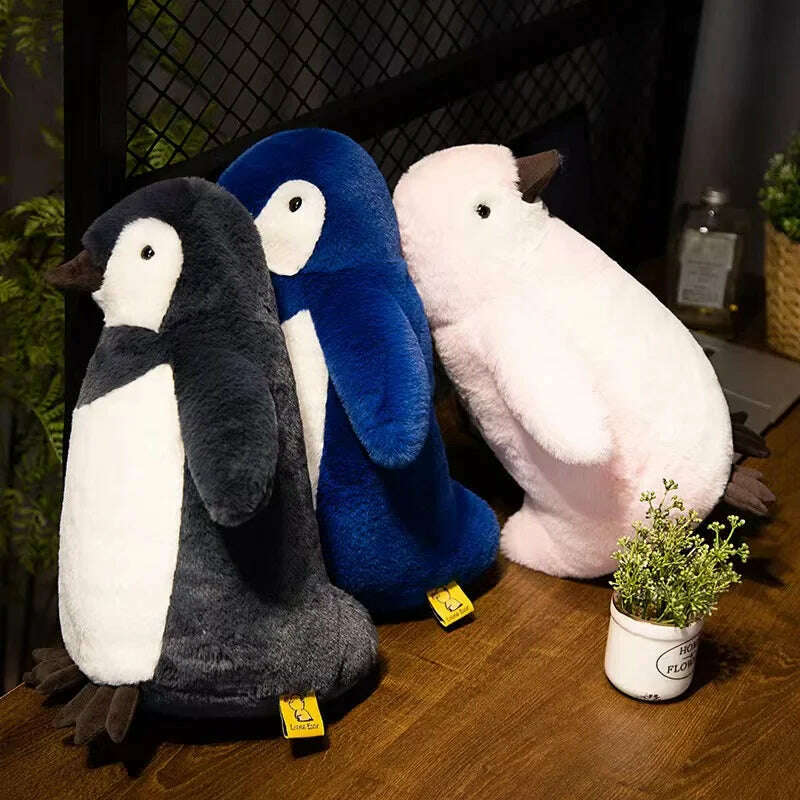 KIMLUD, 25/35cm Cute Penguin Plush Toys Lovely Soft Stuffed Cartoon Animals Dolls For Birthday Christmas Gift, KIMLUD Womens Clothes