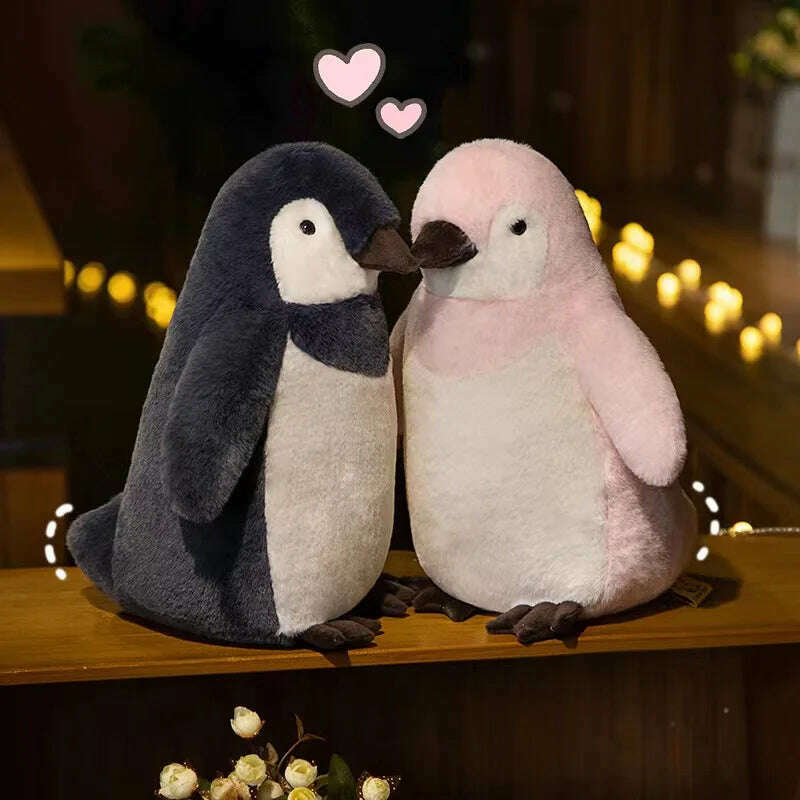 KIMLUD, 25/35cm Cute Penguin Plush Toys Lovely Soft Stuffed Cartoon Animals Dolls For Birthday Christmas Gift, KIMLUD Womens Clothes