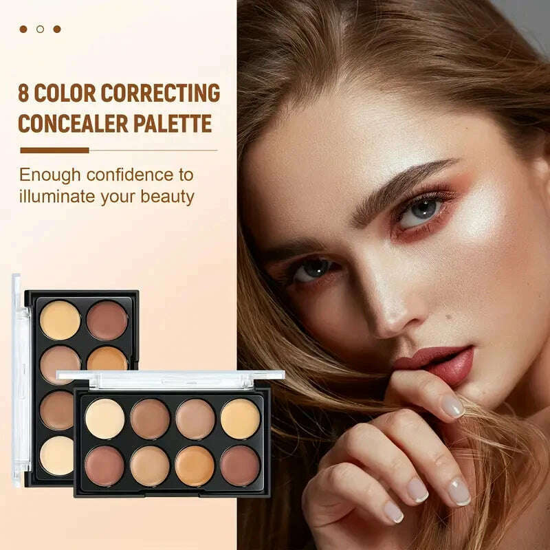 KIMLUD, 3 in 1 palette, contour concealer, long lasting, covers skin imperfections, creates a perfect and natural 3D makeup look, KIMLUD Womens Clothes