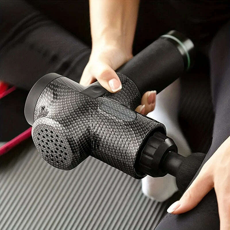 30 Level Massage Gun Fascia Deep Muscle Relax Body Neck Massager Electric Fitness Equipment Noise Reduction Male Female - KIMLUD