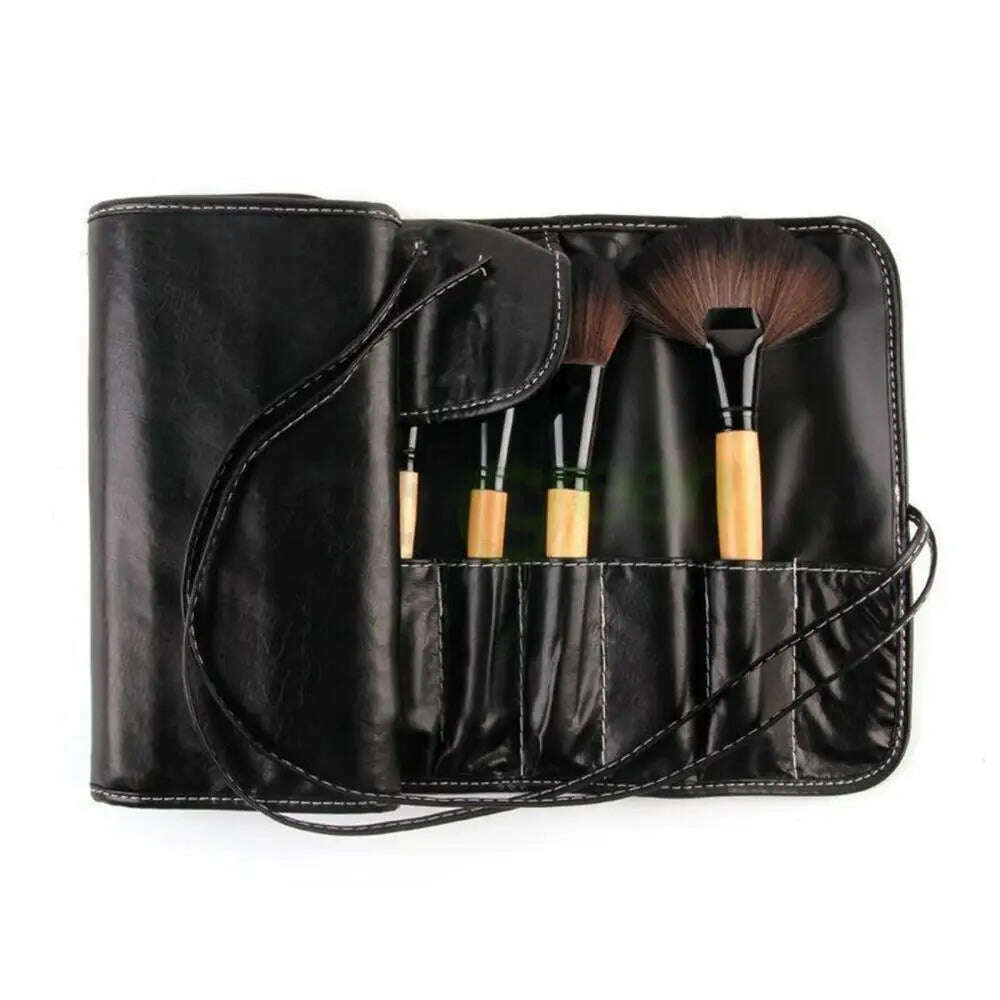 KIMLUD, 32 PCS Black Makeup Brush Set Professional Face Cosmetic Foundation Powder Blush Eyeshadow Blending Make Up Brush Tools Lady, KIMLUD Womens Clothes