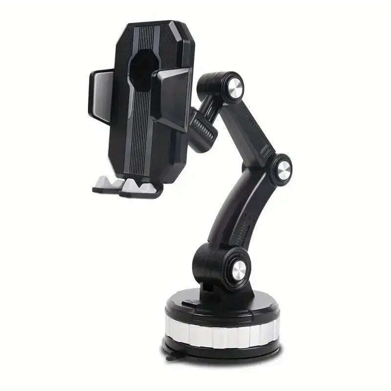 360 Rotatable Cellphone Car Phone Holder Fixed Shockproof Mobile Stand Big In GPS Support For iPhone Xiaomi Samsung Accesorries - KIMLUD