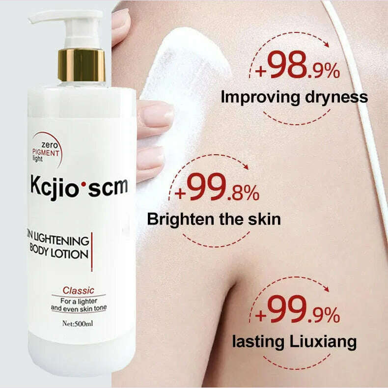 KIMLUD, 500ml Fast Whitening Cream For Dark skin Kojic Sen Moisturizing Lightening Body Lotion Skin Care for Flawless Even Skin Tone, KIMLUD Womens Clothes