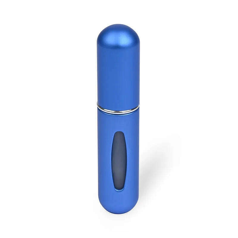 KIMLUD, 5Ml Perfume Atomizer Portable Liquid Cosmetics Containers Traveling Mini Alcochol Perfume Refillable Bottles Empty Spray Bottle, 5ML Matte blue, KIMLUD Womens Clothes