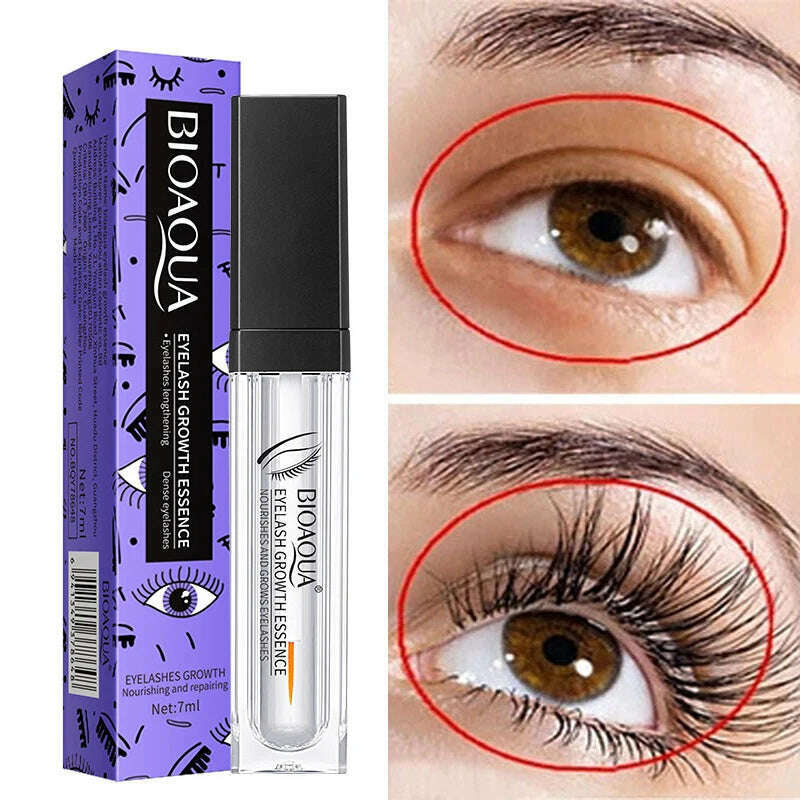 KIMLUD, 7 Day Eyelash Growth Serum Natural Curl Lengthen Beauty Health Volume & Thicken Eyelash Treatment Eyelash & Eyebrow Enhancer, KIMLUD Womens Clothes