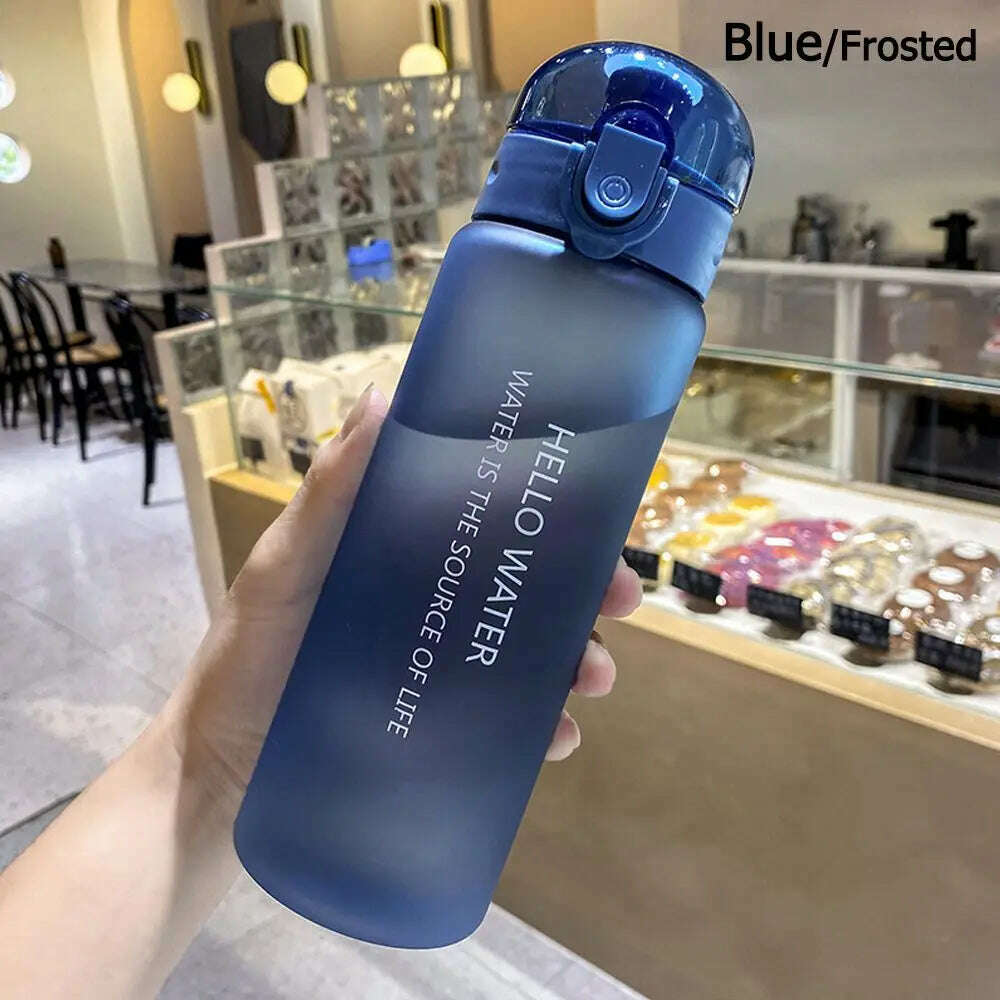 KIMLUD, 780ml Sports Water Bottle Drinking Cup Portable Gym Travel Plastic Clear Leakproof Drinking Bottle Transparent / Frosted Bottle, KIMLUD Womens Clothes