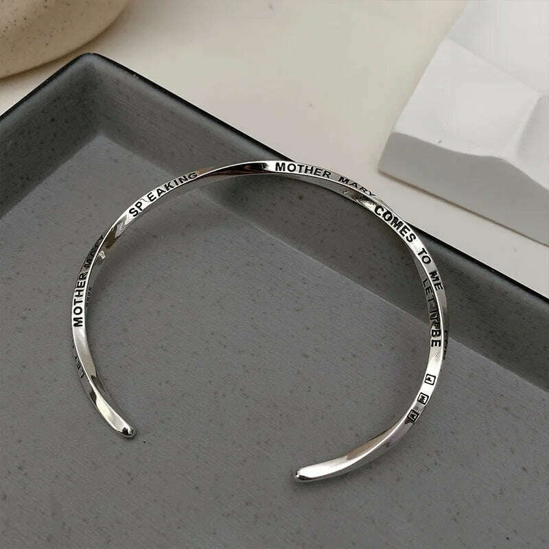 KIMLUD, 925 Sterling Silver Bracelet Good Luck Ball Words Punk Heart Strawberry For Woman Girl Fashion Jewelry Gift Dropship Wholesale, 8, KIMLUD APPAREL - Womens Clothes