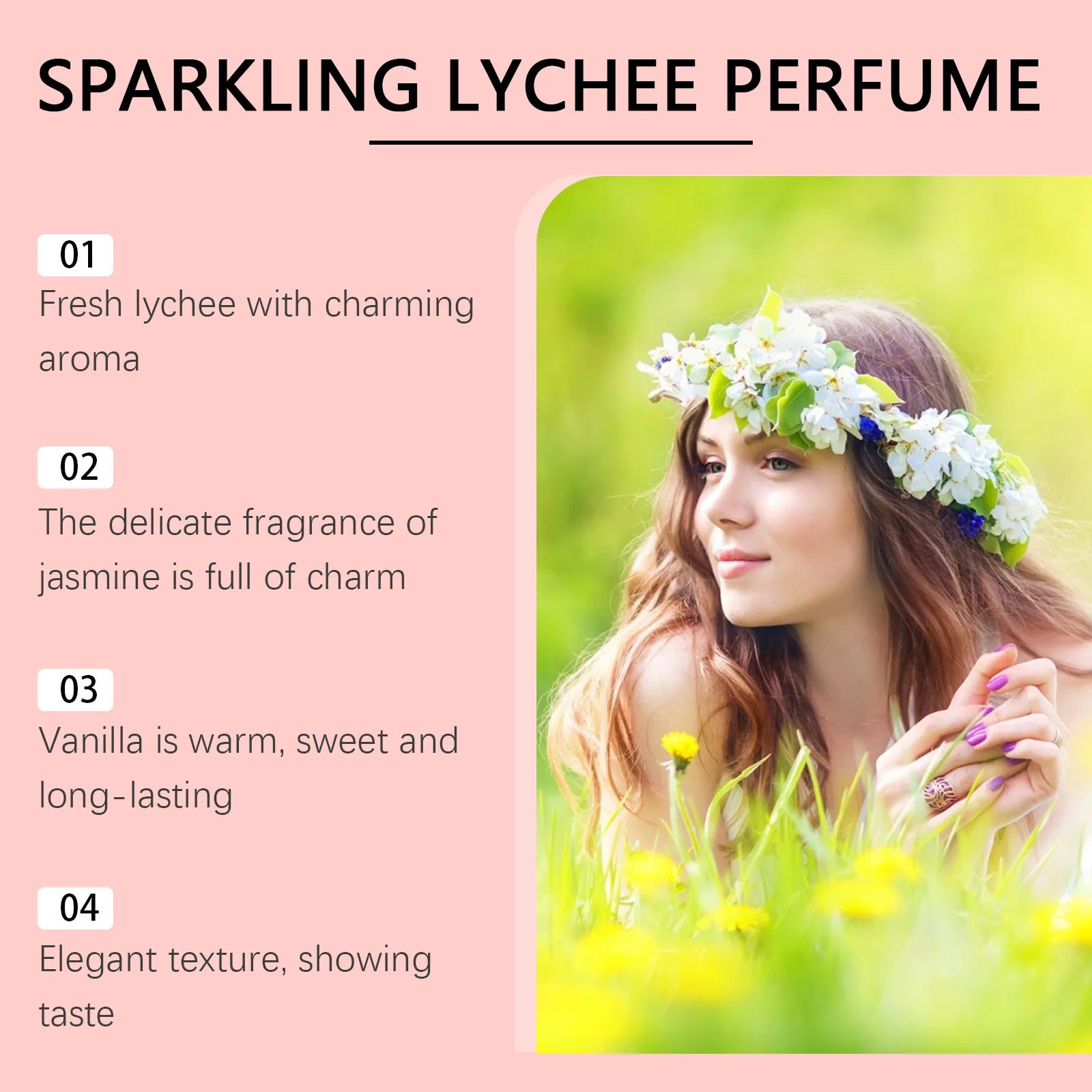 KIMLUD, Ouhoe 30ml Lychee Floral Scent Perfume Spray Charming Flirting Dating Light Fragrance Attract Floral Scent Pheromone Perfume, KIMLUD Womens Clothes