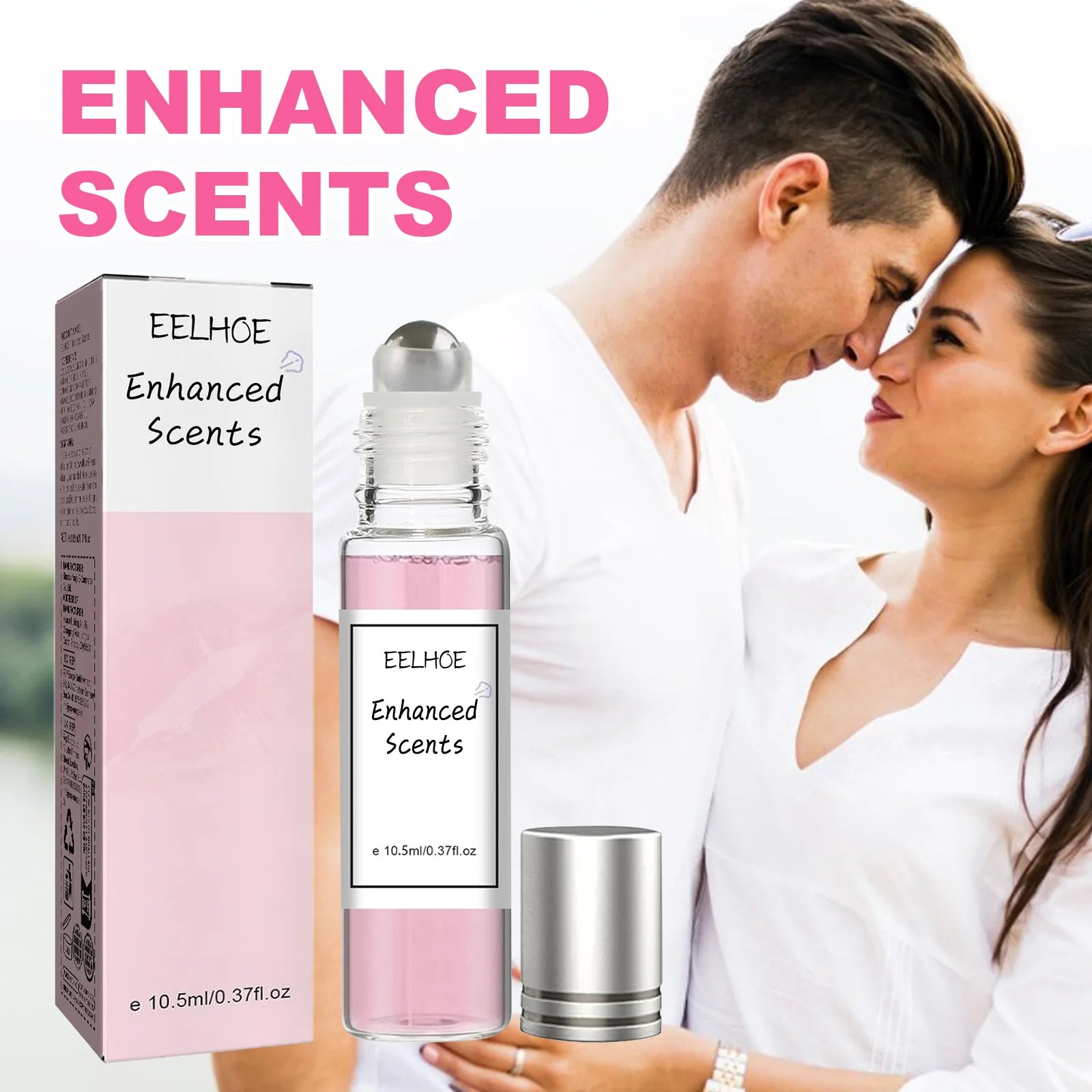 Eelhoe 10.5ml Charming Pheromone Perfume Roller Natural Fresh Floral Flirting Lasting Fragrance Deodorant Dating Glamour Perfume