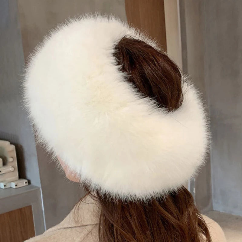 HT3952 New Women Winter Hat Solid Multifunction Skullies Beanies Lady Thick Warm Fluffy Fur Hat Faux Fox Fur Bomber Hats Ushanka