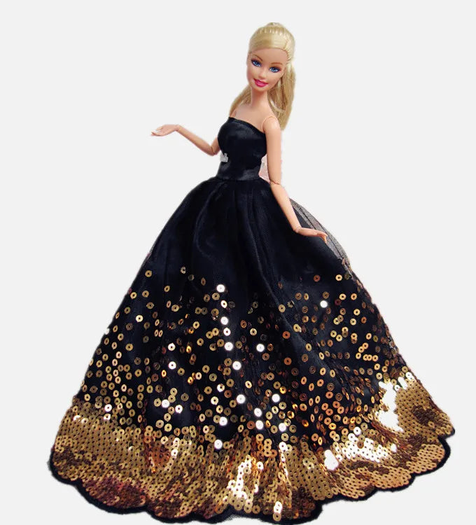 KIMLUD, handmade Clothes for barbie dress for barbie Clothes evening dress doll for barbie accessories wedding dresses clothes lot dolls, KIMLUD Womens Clothes