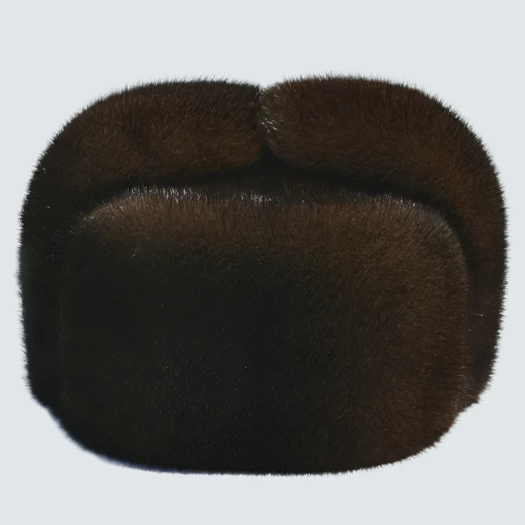 Autumn and winter mink fur casual the elderly mink hat fur hat lei feng hat for man