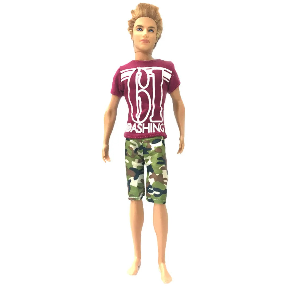 KIMLUD, NK Mix Prince Ken Doll Clothes Fashion Suit Cool Outfit For Barbie Boy KEN Doll Accessories Presents Baby  Gift  DIY Toys  JJ, Not Include Doll M, KIMLUD APPAREL - Womens Clothes