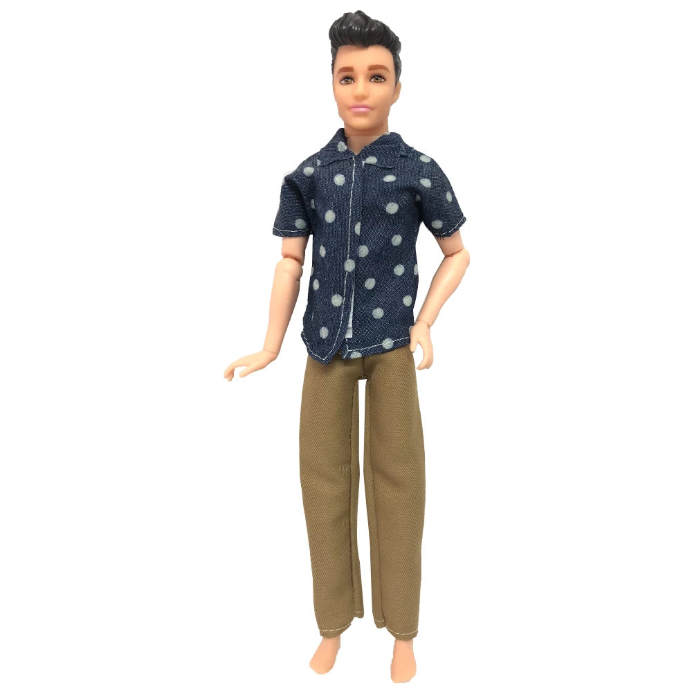 KIMLUD, NK Mix Prince Ken Doll Clothes Fashion Suit Cool Outfit For Barbie Boy KEN Doll Accessories Presents Baby  Gift  DIY Toys  JJ, Not Include Doll W, KIMLUD APPAREL - Womens Clothes