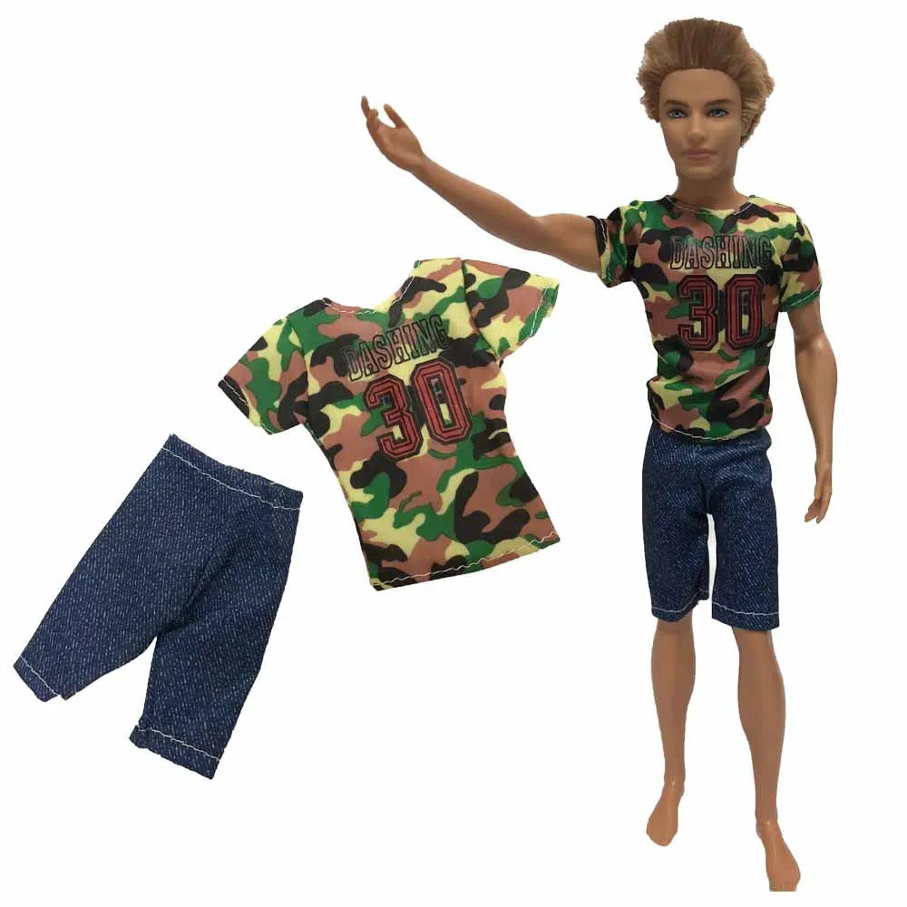 KIMLUD, NK Mix Prince Ken Doll Clothes Fashion Suit Cool Outfit For Barbie Boy KEN Doll Accessories Presents Baby  Gift  DIY Toys  JJ, Not Include Doll G, KIMLUD APPAREL - Womens Clothes