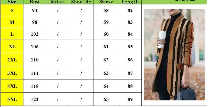 Spring Autumn Hot Sale 12 Color S-5xl Size Check Coat Fashion Print Mock Neck Coat Top Street Trend Single Casual Girl Suit Coat