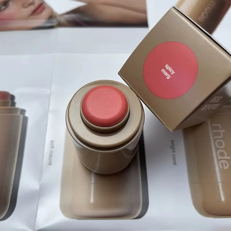 RHODE Makeup Cheek Blush Cream Blusher Stick Lip Gloss Phone Case For iPhone New Toast SALTY TAN Raspberry Espresso Lipstick INS