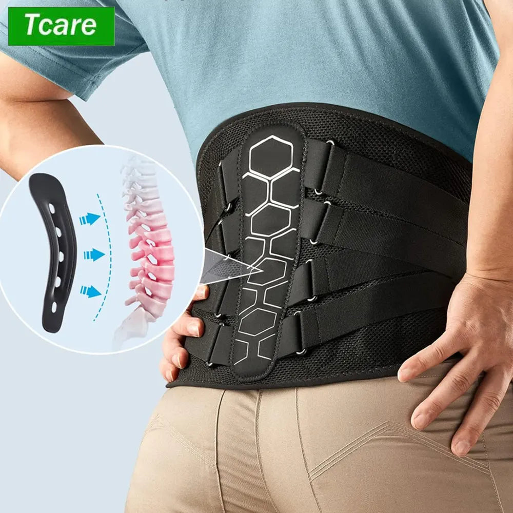 KIMLUD, Back Brace for Lower Back Pain, Sciatica, Herniated Disc, Scoliosis, Back Support Belt with Soft Pad, Lightweight Lumbar Support, KIMLUD Womens Clothes